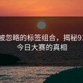 探索被忽略的标签组合，揭秘91爆料今日大赛的真相