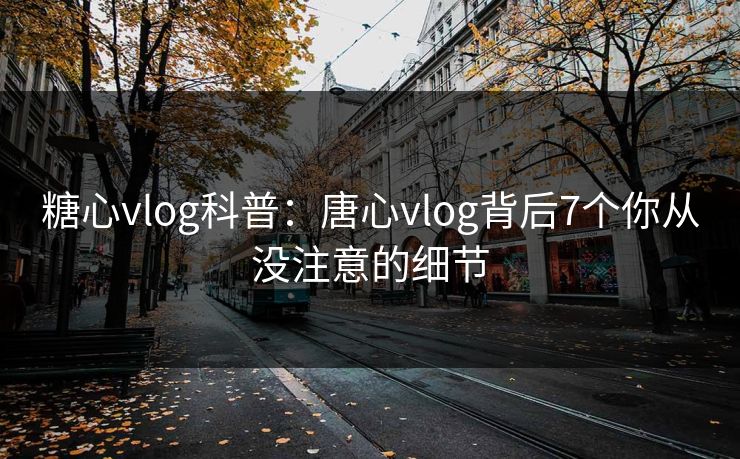 糖心vlog科普:唐心vlog背后7个你从没注意的细节 糖心vlog科普:唐心vlog背后7个你从没注意的细节